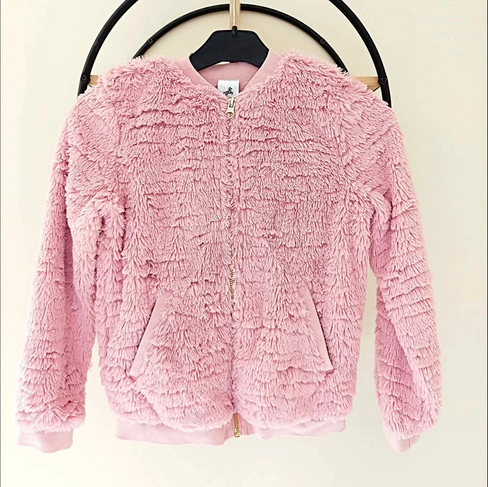 8 ans manteau mi saison tout doux